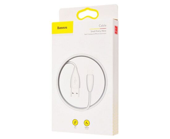 Дата кабель USB 2.0 AM to Lightning 1.2m 2.0A Baseus (CALMY-02), изображение 8 Дата кабель USB 2.0 AM to Lightning 1.2m 2.0A Baseus (CALMY-02), изображение 8