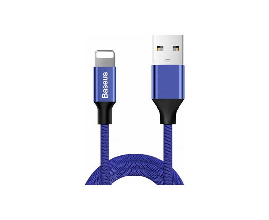 Дата кабель USB 2.0 AM to Lightning 1.8m navy blue Baseus (CALYW-A13)