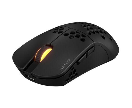 Мышка Hator Stellar Wireless/Bluetooth/USB Black (HTM650), изображение 2 Мышка Hator Stellar Wireless/Bluetooth/USB Black (HTM650), изображение 2