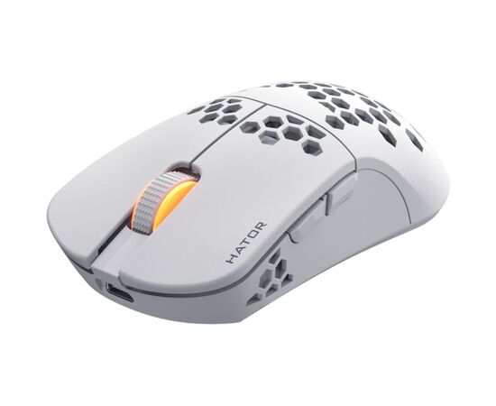 Мишка Hator Stellar Wireless/Bluetooth/USB White (HTM651), зображення 2 Мишка Hator Stellar Wireless/Bluetooth/USB White (HTM651), зображення 2