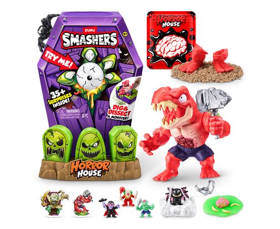 Игровой набор Smashers Horror House-Large Dino (74124A), изображение 5 Игровой набор Smashers Horror House-Large Dino (74124A), изображение 5