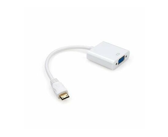 Переходник HDMI C M to VGA F 0.15m Vinga (HDMICMVGAF-01), изображение 2
