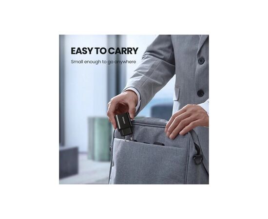 Зарядное устройство Ugreen CD137 20W Type-C PD Charger (Black) (10191), изображение 3 Зарядное устройство Ugreen CD137 20W Type-C PD Charger (Black) (10191), изображение 3