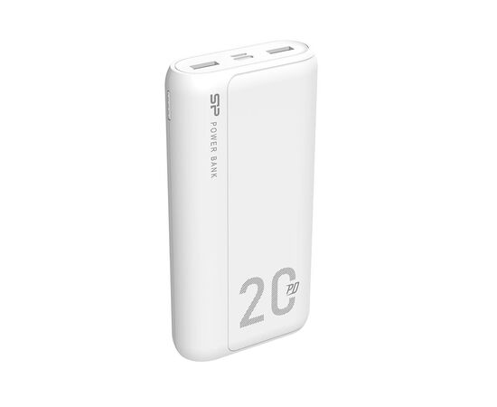 Батарея универсальная Silicon Power QS15 20000mAh PD/18W, QC3.0, Type-C, Micro-USB, 2*USB-A, whi (SP20KMAPBKQS150W), изображение 2 Батарея универсальная Silicon Power QS15 20000mAh PD/18W, QC3.0, Type-C, Micro-USB, 2*USB-A, whi (SP20KMAPBKQS150W), изображение 2