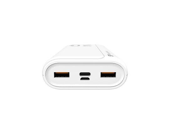 Батарея универсальная Silicon Power QS15 20000mAh PD/18W, QC3.0, Type-C, Micro-USB, 2*USB-A, whi (SP20KMAPBKQS150W), изображение 3 Батарея универсальная Silicon Power QS15 20000mAh PD/18W, QC3.0, Type-C, Micro-USB, 2*USB-A, whi (SP20KMAPBKQS150W), изображение 3