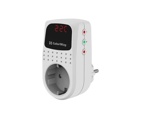 Реле напряжения ColorWay DS2, white (CW-VR16-02D), изображение 2 Реле напряжения ColorWay DS2, white (CW-VR16-02D), изображение 2