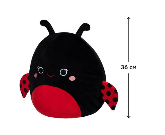 Мягкая игрушка Squishmallows Божья коровка Труди 36 см (SQCR03221), изображение 2 Мягкая игрушка Squishmallows Божья коровка Труди 36 см (SQCR03221), изображение 2