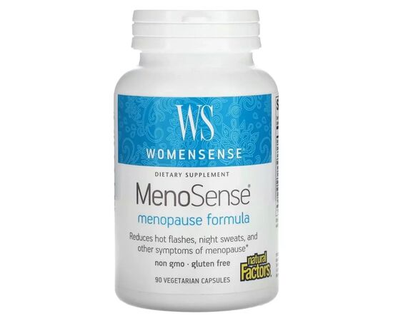 Витаминно-минеральный комплекс Natural Factors Поддержка при менопаузе, WomenSense, MenoSense, Menopause Formula, 90 веге (NFS-04950)