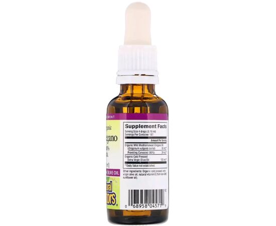 Травы Natural Factors Масло орегано в каплях, Oil of Oregano Liquid, 30 мл (NFS04571), изображение 2 Травы Natural Factors Масло орегано в каплях, Oil of Oregano Liquid, 30 мл (NFS04571), изображение 2