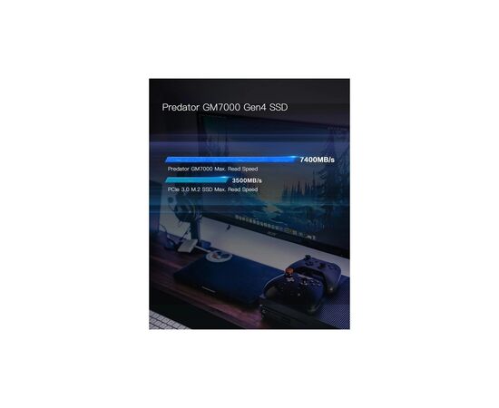 Накопитель SSD M.2 2280 4TB GM7000 Acer Predator (BL.9BWWR.107), изображение 8 Накопитель SSD M.2 2280 4TB GM7000 Acer Predator (BL.9BWWR.107), изображение 8