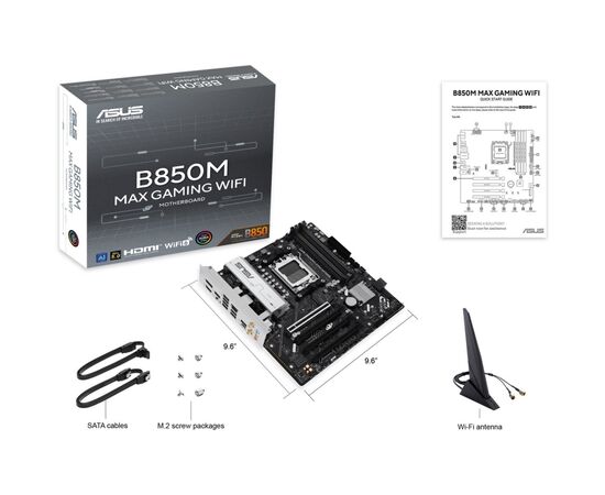Материнская плата ASUS B850M MAX GAMING WIFI, изображение 8 Материнская плата ASUS B850M MAX GAMING WIFI, изображение 8