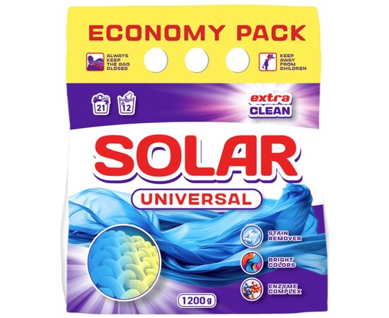Стиральный порошок Solar Household Universal 1.2 кг (4820269930285) Стиральный порошок Solar Household Universal 1.2 кг (4820269930285)