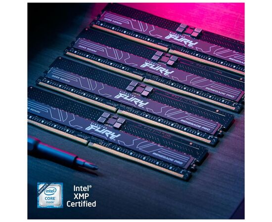 Модуль пам'яті для сервера Kingston 6000MT/s DDR5 ECC Reg CL32 DIMM (Kit of 8) FURY Renegade Pro XMP (KF560R32RBK8-256), зображення 6 Модуль пам'яті для сервера Kingston 6000MT/s DDR5 ECC Reg CL32 DIMM (Kit of 8) FURY Renegade Pro XMP (KF560R32RBK8-256), зображення 6