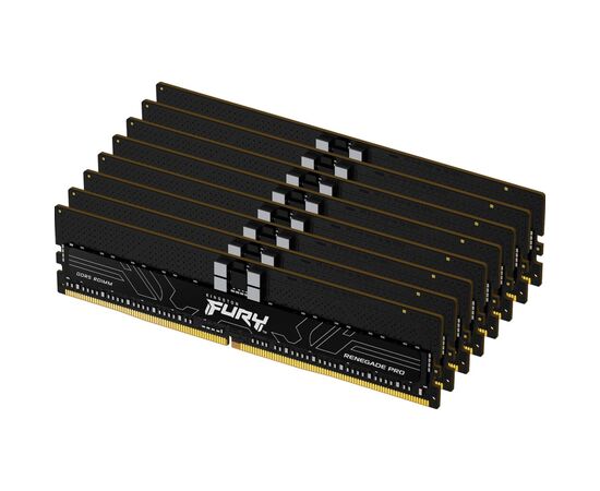 Модуль пам'яті для сервера Kingston 6000MT/s DDR5 ECC Reg CL32 DIMM (Kit of 8) FURY Renegade Pro XMP (KF560R32RBK8-256) Модуль пам'яті для сервера Kingston 6000MT/s DDR5 ECC Reg CL32 DIMM (Kit of 8) FURY Renegade Pro XMP (KF560R32RBK8-256)