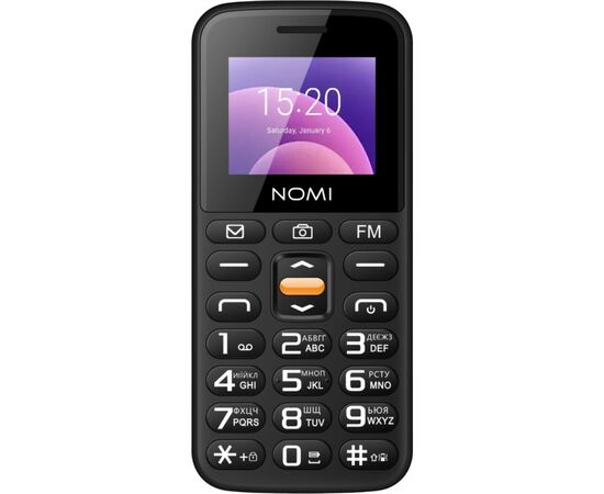 Мобільний телефон Nomi i1820 Black, зображення 2 Мобільний телефон Nomi i1820 Black, зображення 2