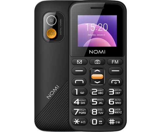 Мобільний телефон Nomi i1820 Black Мобільний телефон Nomi i1820 Black