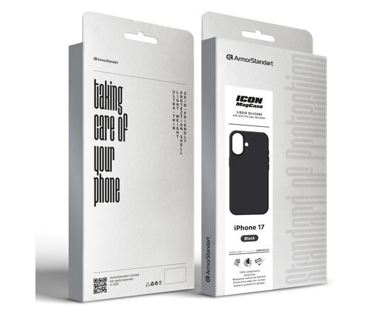 Чохол до мобільного телефона Armorstandart ICON2 MagCase Apple iPhone 17 Black (ARM86247), зображення 2