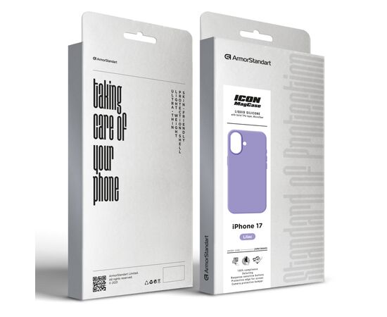Чехол для мобильного телефона Armorstandart ICON2 MagCase Apple iPhone 17 Lilac (ARM86669), изображение 2