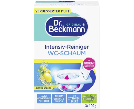 Средство для чистки унитаза Dr. Beckmann 3 x 100 г (4008455077918)