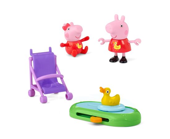 Игровой набор Peppa Pig серии Моменты с Пеппой – Сестрички на прогулке (G0528), изображение 2 Игровой набор Peppa Pig серии Моменты с Пеппой – Сестрички на прогулке (G0528), изображение 2