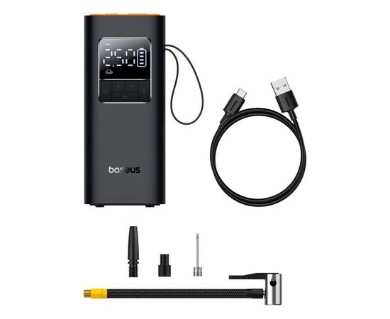 Автомобільний компресор Baseus SuperMini Pro Series Wireless Car Inflator Cluster Blac (C11159300111-00), зображення 6 Автомобільний компресор Baseus SuperMini Pro Series Wireless Car Inflator Cluster Blac (C11159300111-00), зображення 6