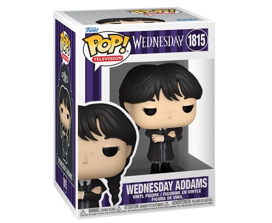 Фигурка Funko Pop серии Венздей – Венздей (черное пальто) (86679), изображение 2