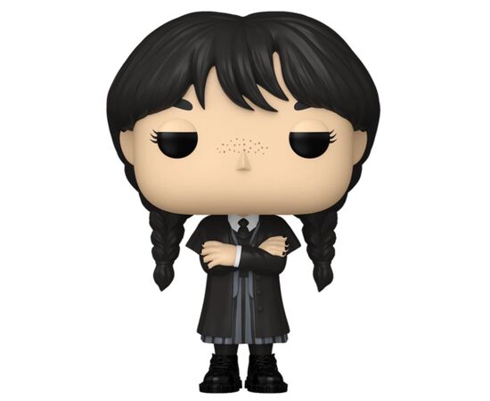 Фигурка Funko Pop серии Венздей – Венздей (черное пальто) (86679)