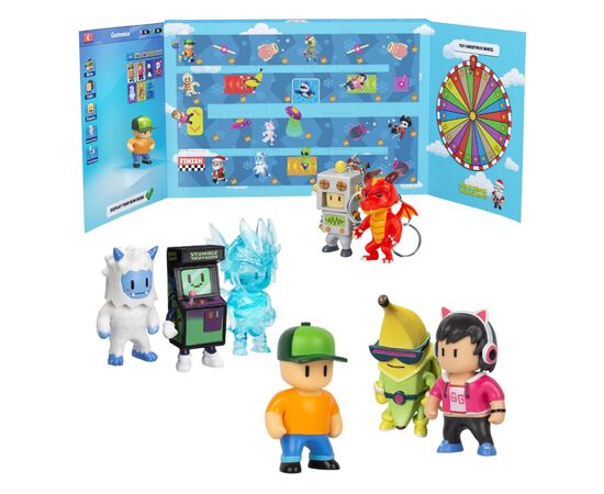 Игровой набор Stumble Guys W2 - Адвент-календарь (SG9205), изображение 2 Игровой набор Stumble Guys W2 - Адвент-календарь (SG9205), изображение 2