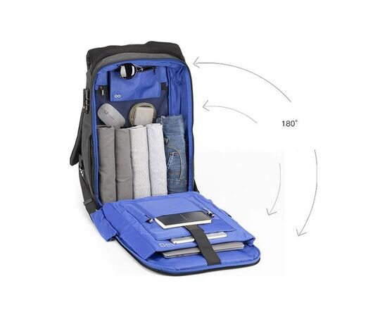 Рюкзак для ноутбука Kingsons 17" laptop backpack Light Grey (KS3149W-D17L), изображение 4 Рюкзак для ноутбука Kingsons 17" laptop backpack Light Grey (KS3149W-D17L), изображение 4