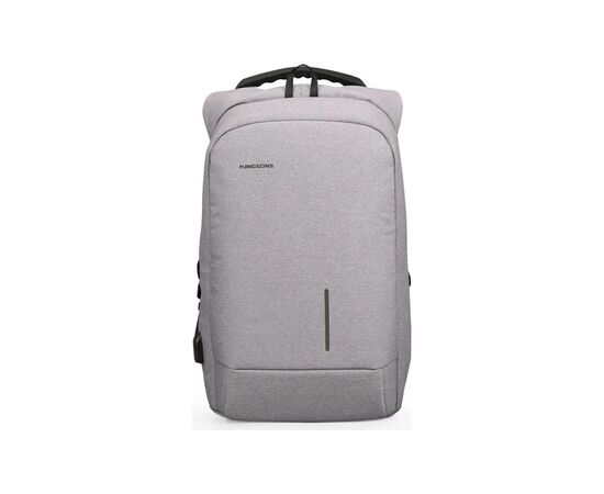 Рюкзак для ноутбука Kingsons 17" laptop backpack Light Grey (KS3149W-D17L) Рюкзак для ноутбука Kingsons 17" laptop backpack Light Grey (KS3149W-D17L)