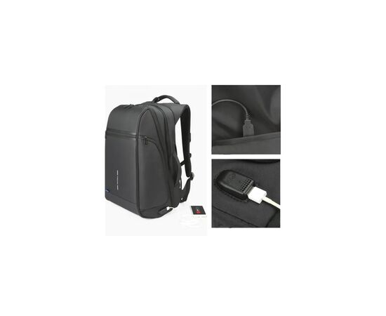 Рюкзак для ноутбука Kingsons 17" laptop backpack Black (KS3199W), изображение 11 Рюкзак для ноутбука Kingsons 17" laptop backpack Black (KS3199W), изображение 11