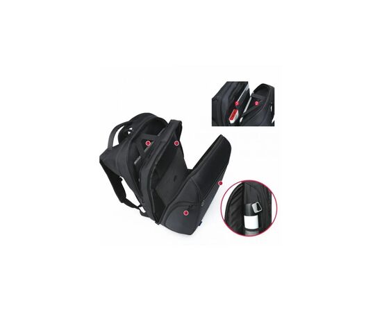 Рюкзак для ноутбука Kingsons 17" laptop backpack Black (KS3199W), изображение 12 Рюкзак для ноутбука Kingsons 17" laptop backpack Black (KS3199W), изображение 12