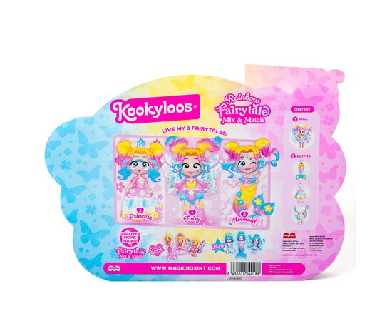 Кукла Kookyloos серии Fairytale – Рейнбоу (PKLSP106IN210), изображение 8 Кукла Kookyloos серии Fairytale – Рейнбоу (PKLSP106IN210), изображение 8