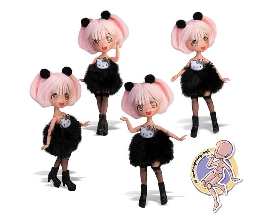 Лялька 4SF Manga Dolls серії Hello Kitty – Золота Діва (HKTF0200), зображення 6 Лялька 4SF Manga Dolls серії Hello Kitty – Золота Діва (HKTF0200), зображення 6