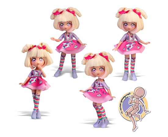 Лялька 4SF Manga Dolls серії Hello Kitty – Цукерочка-єдиноріг (HKTF0400), зображення 6 Лялька 4SF Manga Dolls серії Hello Kitty – Цукерочка-єдиноріг (HKTF0400), зображення 6