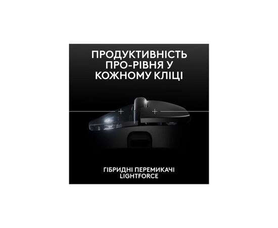Мышка Logitech G Pro X Superlight 2 Dex Wireless Black (910-007357), изображение 5 Мышка Logitech G Pro X Superlight 2 Dex Wireless Black (910-007357), изображение 5