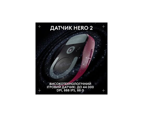 Мышка Logitech G Pro X Superlight 2 Dex Wireless Pink (910-007373), изображение 3 Мышка Logitech G Pro X Superlight 2 Dex Wireless Pink (910-007373), изображение 3