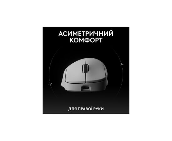 Мышка Logitech G Pro X Superlight 2 Dex Wireless White (910-007365), изображение 2 Мышка Logitech G Pro X Superlight 2 Dex Wireless White (910-007365), изображение 2