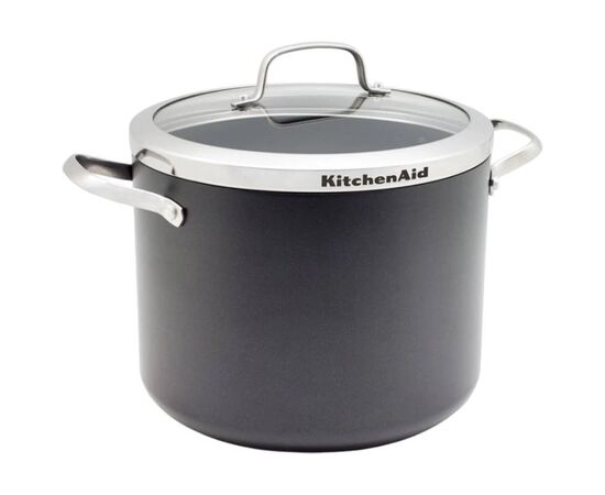 Кастрюля KitchenAid Aluline 24 см 8 л з керамічним покриттям (CC001258-001) Кастрюля KitchenAid Aluline 24 см 8 л з керамічним покриттям (CC001258-001)