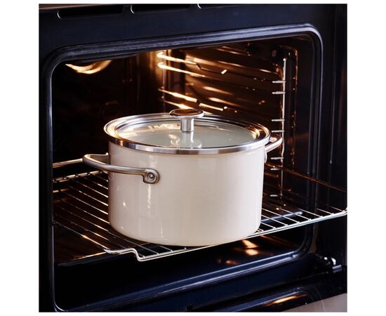 Кастрюля KitchenAid Steel Core 20 см 3,7 л мигдалевий крем (CC003266-001), изображение 7 Кастрюля KitchenAid Steel Core 20 см 3,7 л мигдалевий крем (CC003266-001), изображение 7