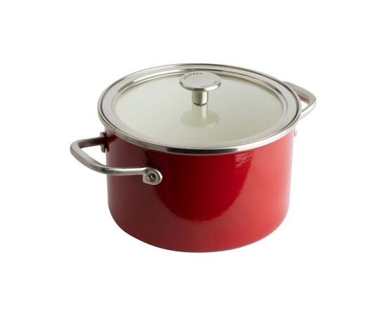 Кастрюля KitchenAid Steel Core 20 см 3,7 л червоний (CC003267-001) Кастрюля KitchenAid Steel Core 20 см 3,7 л червоний (CC003267-001)