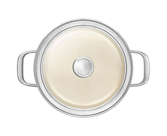Кастрюля KitchenAid Steel Core 24 см 6 л матовий чорний (CC006001-001), изображение 3 Кастрюля KitchenAid Steel Core 24 см 6 л матовий чорний (CC006001-001), изображение 3