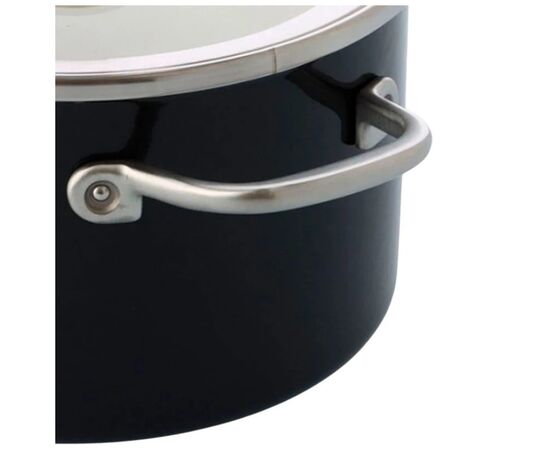 Кастрюля KitchenAid Steel Core 24 см 6 л матовий чорний (CC006001-001), изображение 4 Кастрюля KitchenAid Steel Core 24 см 6 л матовий чорний (CC006001-001), изображение 4