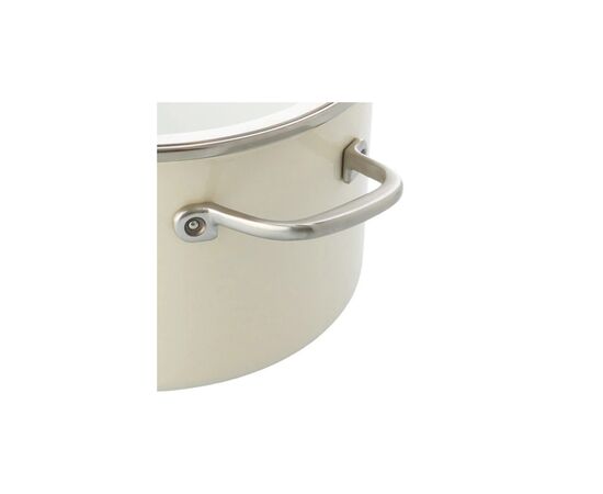 Кастрюля KitchenAid Steel Core 24 см 6 л мигдалевий крем (CC003269-001), изображение 5 Кастрюля KitchenAid Steel Core 24 см 6 л мигдалевий крем (CC003269-001), изображение 5
