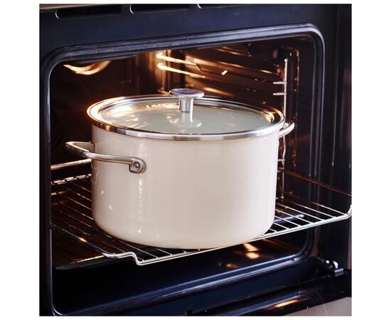 Кастрюля KitchenAid Steel Core 24 см 6 л мигдалевий крем (CC003269-001), изображение 7 Кастрюля KitchenAid Steel Core 24 см 6 л мигдалевий крем (CC003269-001), изображение 7