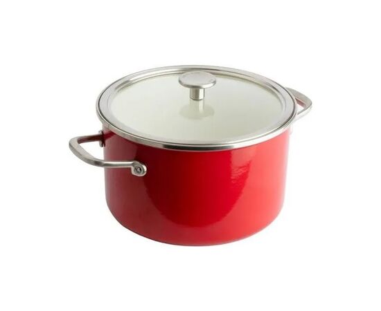 Кастрюля KitchenAid Steel Core 24 см 6 л червоний (CC003270-001) Кастрюля KitchenAid Steel Core 24 см 6 л червоний (CC003270-001)