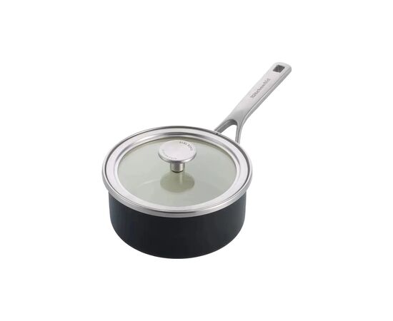 Ковш KitchenAid Steel Core, 16 см, 1,3 л, матовий чорний (CC005997-001) Ковш KitchenAid Steel Core, 16 см, 1,3 л, матовий чорний (CC005997-001)