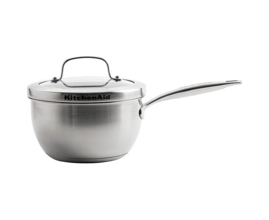 Ковш KitchenAid Proline з кришкою 18 см, 2 л (CC005129-001), изображение 2 Ковш KitchenAid Proline з кришкою 18 см, 2 л (CC005129-001), изображение 2