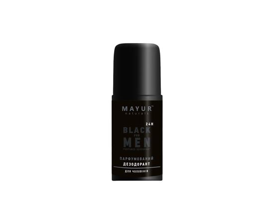 Дезодорант Mayur Black For Men Парфумований для чоловіків 50 мл (4820230954982) Дезодорант Mayur Black For Men Парфумований для чоловіків 50 мл (4820230954982)
