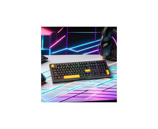 Клавіатура Xtrike ME ME KB-512 LED USB UA Black (KB-512BKUA), зображення 2 Клавіатура Xtrike ME ME KB-512 LED USB UA Black (KB-512BKUA), зображення 2
